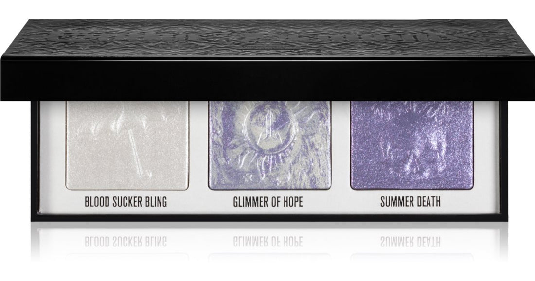 Jeffree Star Cosmetics Gothic Beach Gothic Diamonds Extreme Frost korostusväripaletti 3x4 g