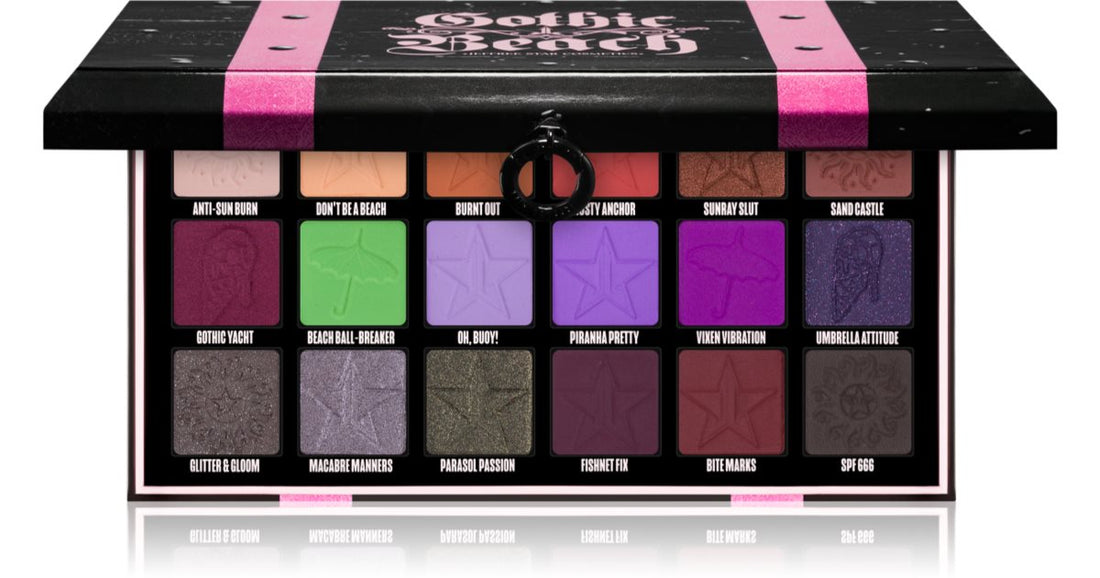 Jeffree Star Cosmetics Gothic Beach Professional paletka očních stínů 18x1,5g