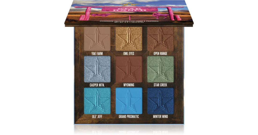 Jeffree Star Cosmetics Paleta de fard de pleoape Star Ranch Mini 9x1,5 g