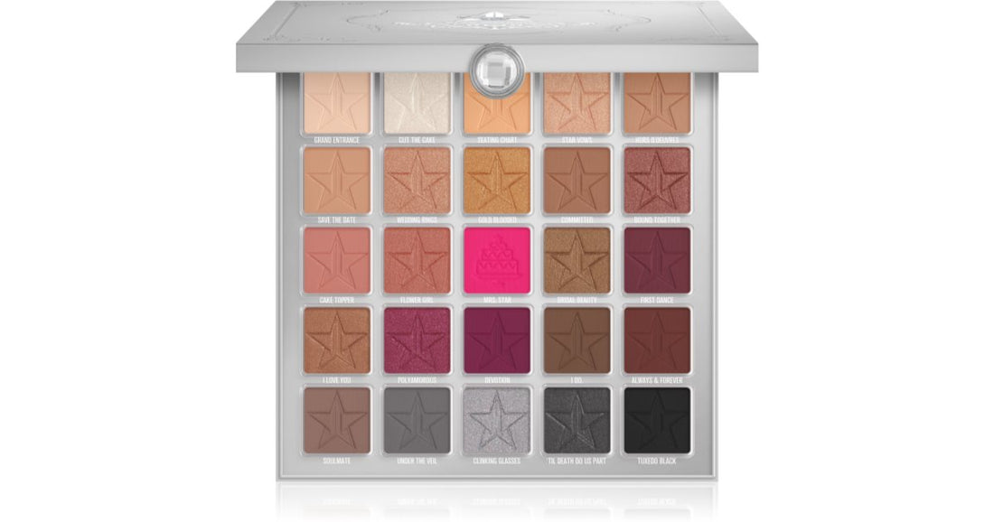 Jeffree Star Cosmetics Paleta de sombras Star Wedding 25x1,5 g