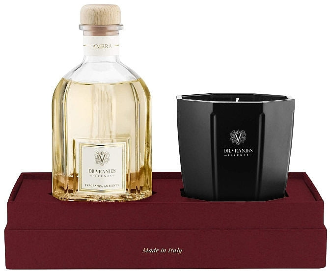Dr. Vranjes Ambra Candle Gift Box Set (diffuser/250 ml + candle/200 g)
