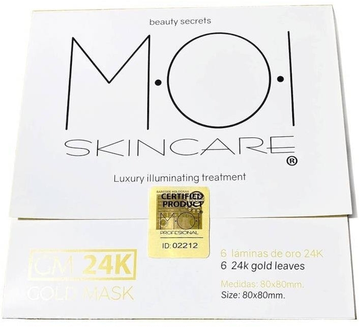 Set MOI Gold Mask 24k Gold Foil Set (f/mask/30ml + f/foil/6pcs)