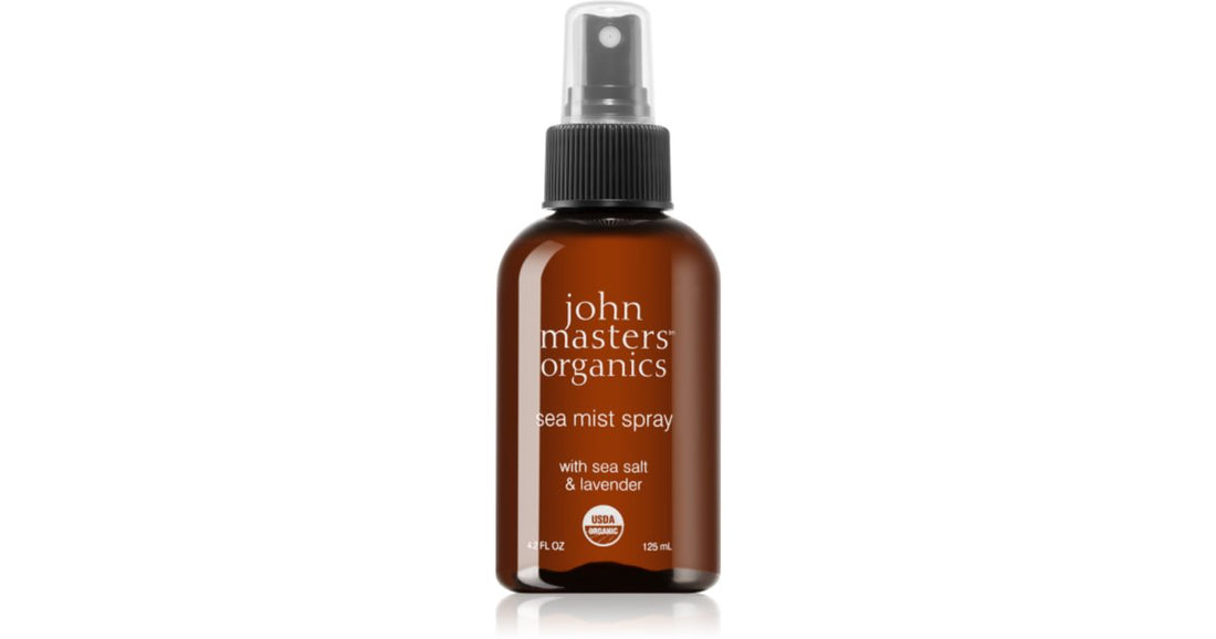 John Masters Organics מלח ים ולבנדר ספריי מלח ים לבנדר על אורכי שיער 125 מ&quot;ל