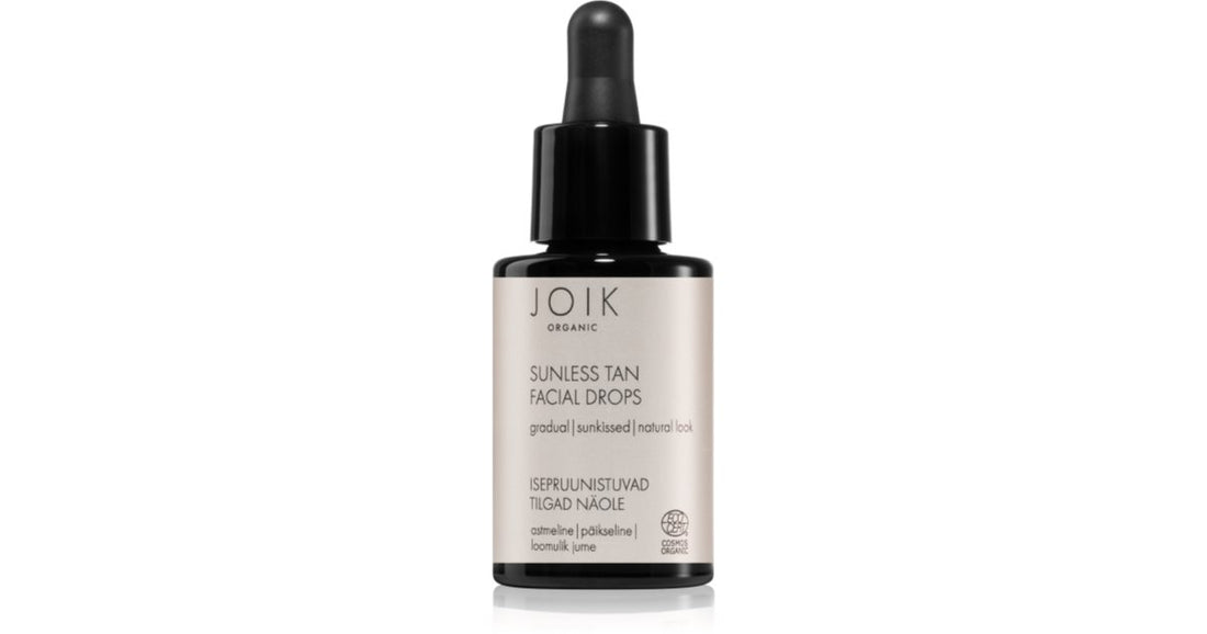 JOIK Organic サンレス タン セルフタンニング ドロップ フェイス用 30ml