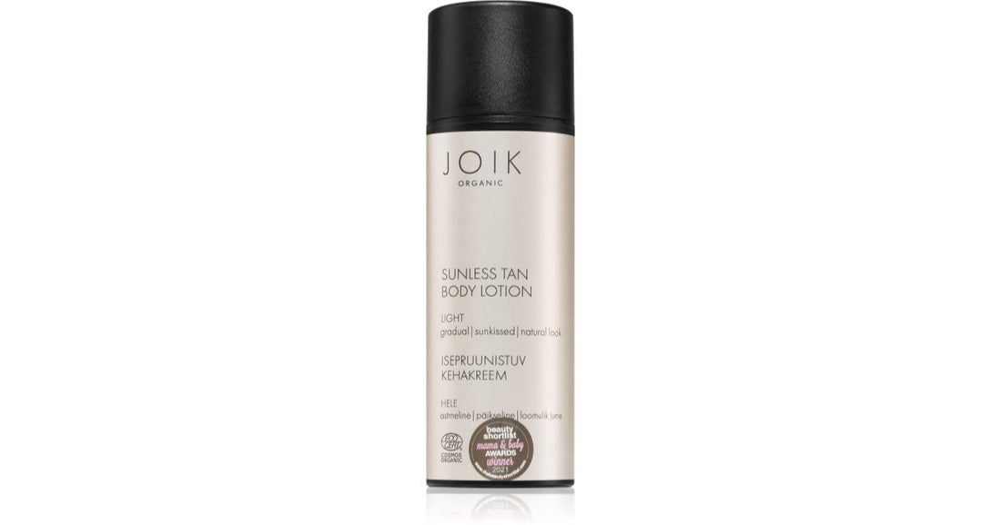 JOIK Organic Sunless Tan self-tanning body milk Medium 150 ml