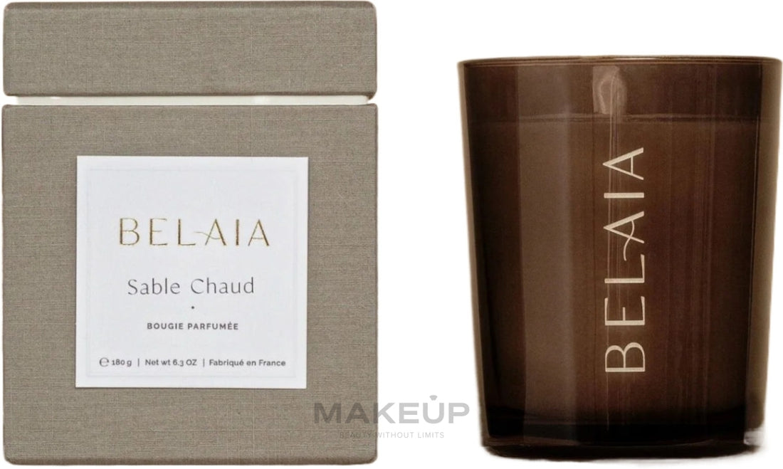 Candela profumata Belaia Sable Chaud Scented Candle 180 g