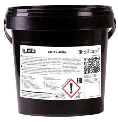 Gel per unghie Silcare High Light LED Milky Aura 1000 g