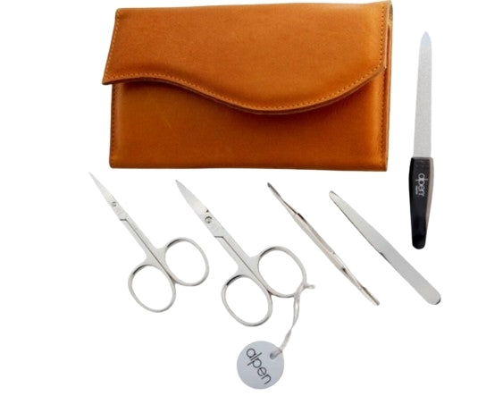 Set per manicure, 5 pezzi, 6836, tabacco Alpen