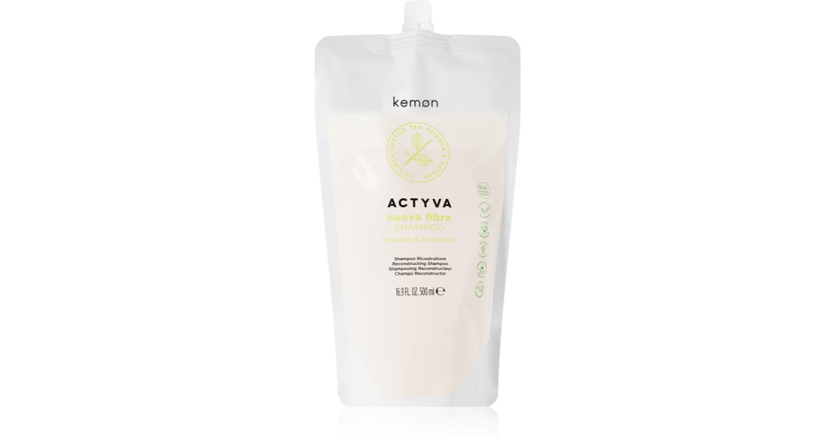 Kemon ACTYVA New Fibre Shampooing Traitement pour les cheveux 500 ml