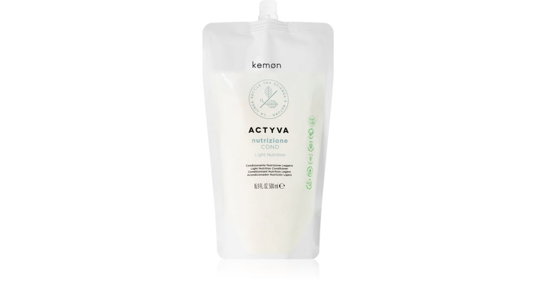 Kemon Actyva Nutrition conditioner για ξηρά και ταλαιπωρημένα μαλλιά 500 ml