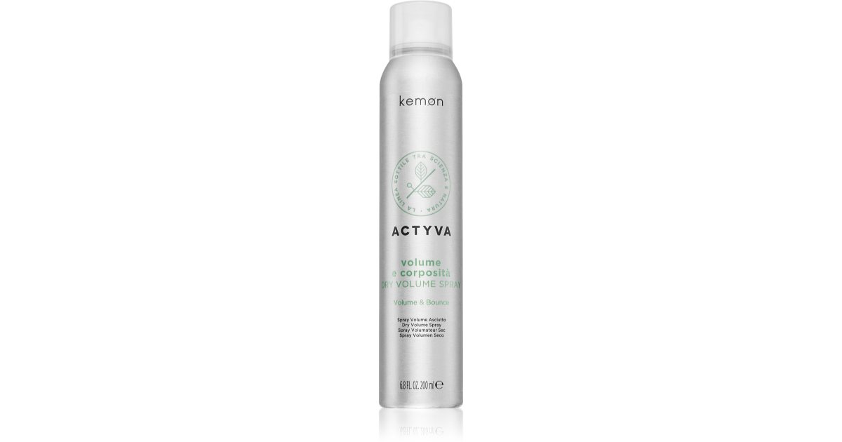 Kemon Actyva Volume and Body volumiserende spray fra hårrøttene 200 ml