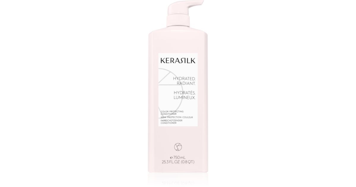 KERASILK Essentials Color après-shampooing protecteur hydratant pour cheveux teints 750 ml