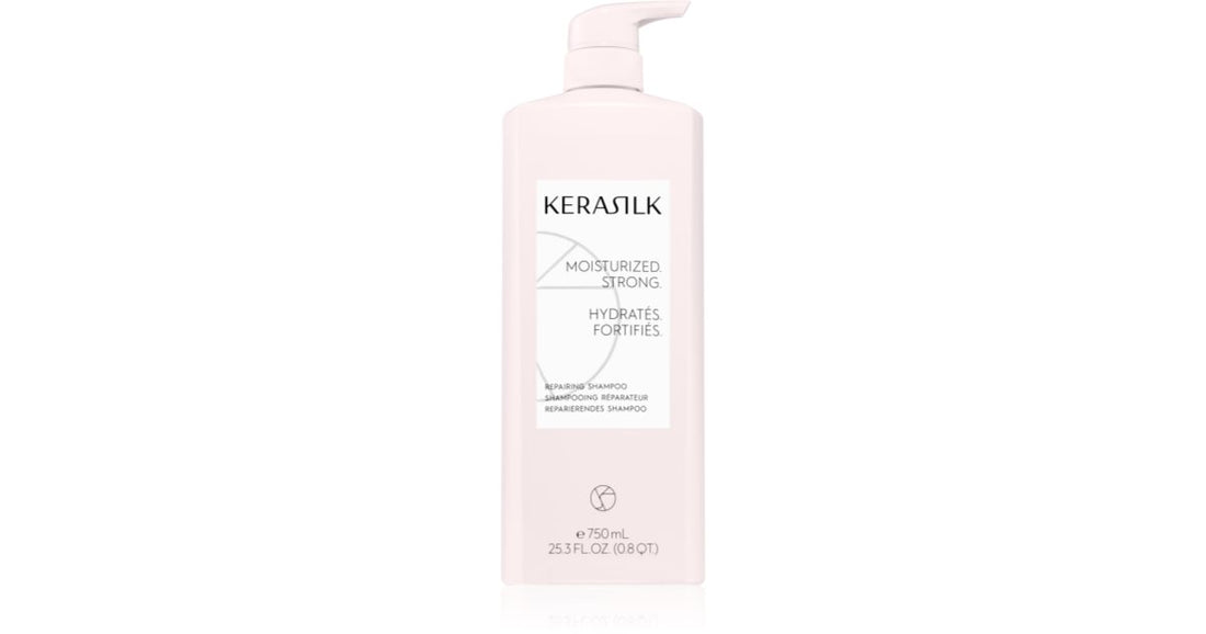 KERASILK 에센셜스 손상되고 건조한 모발을 위한 클렌징 및 영양 샴푸 750 ml