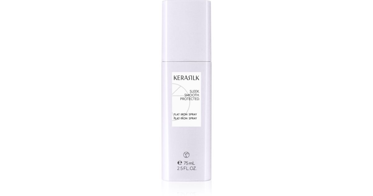 KERASILK Styling Flat Iron Heat Protection Spray for Straighteners and Curling Irons 75 ml