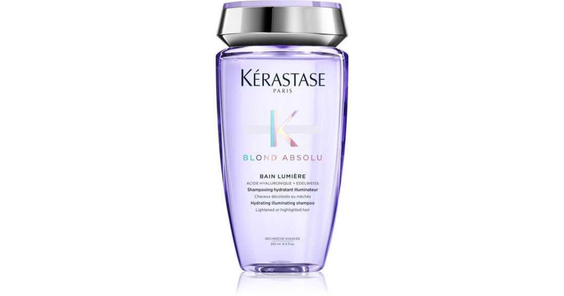 Kérastase 탈색 또는 하이라이트 모발용 블론드 압솔뤼 베인 뤼미에르 헤어 샴푸 250 ml