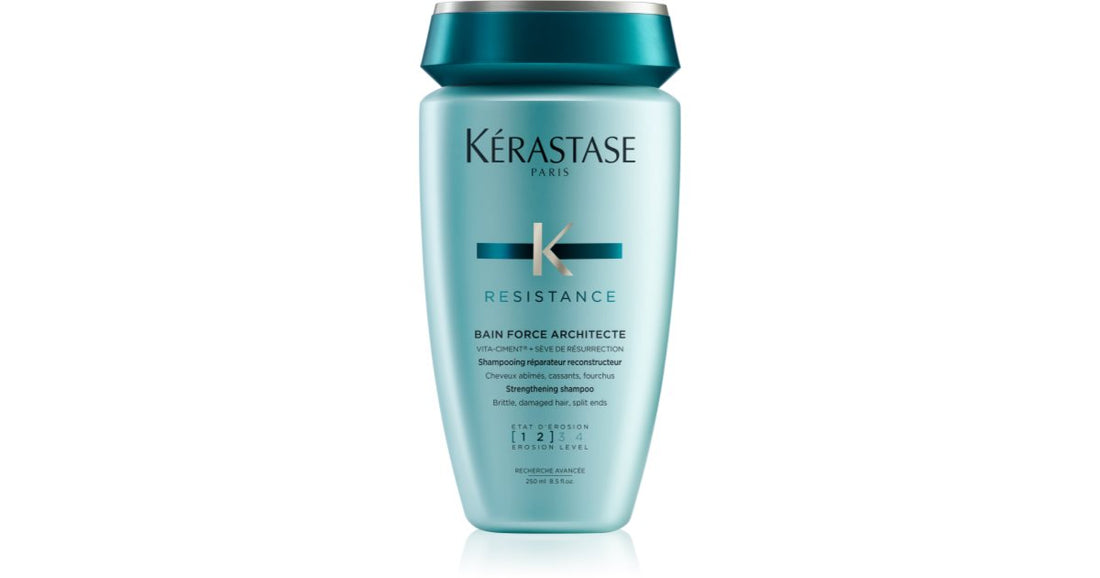 Kérastase Résistance Bain Force Architecte shampoo rinforzante per capelli deboli e leggermente danneggiati 500 ml