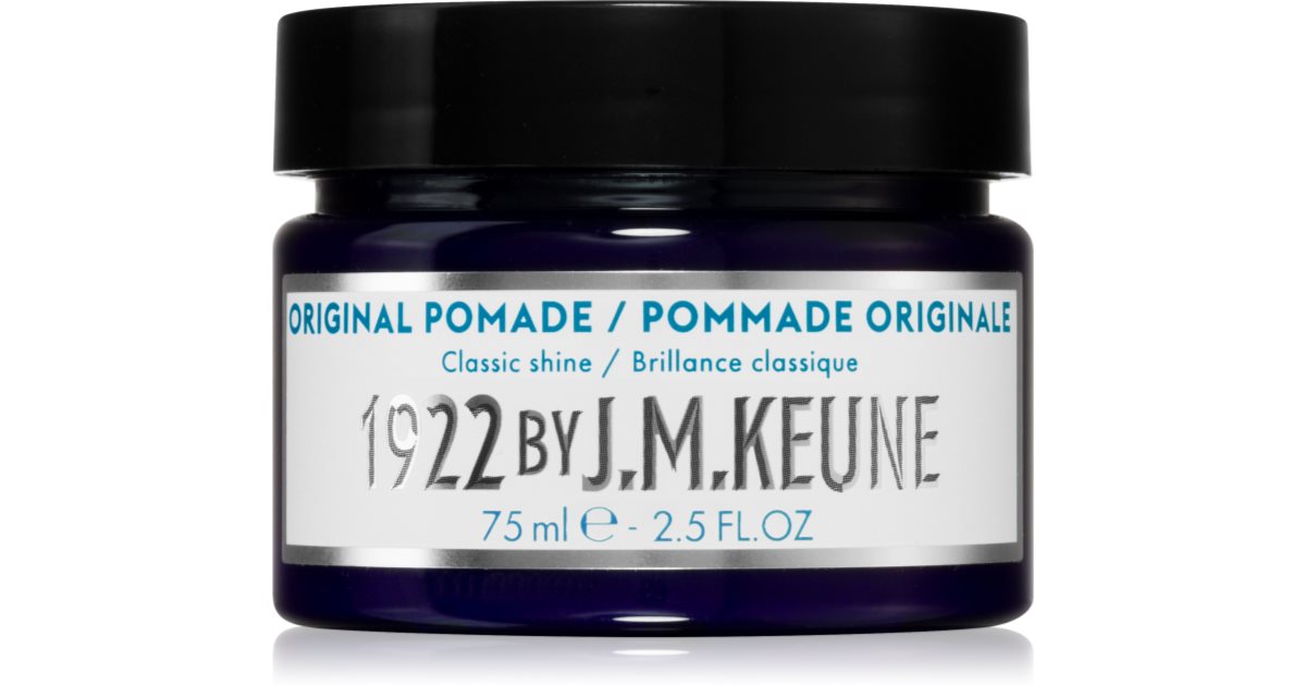 Keune 1922 Original pomata per capelli per un fissaggio e una brillantezza naturali dei capelli 75 ml