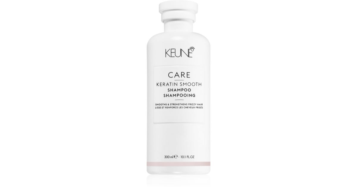 Keune Care Shampoo Keratin Smooth για ξηρά και ταλαιπωρημένα μαλλιά 1000 ml