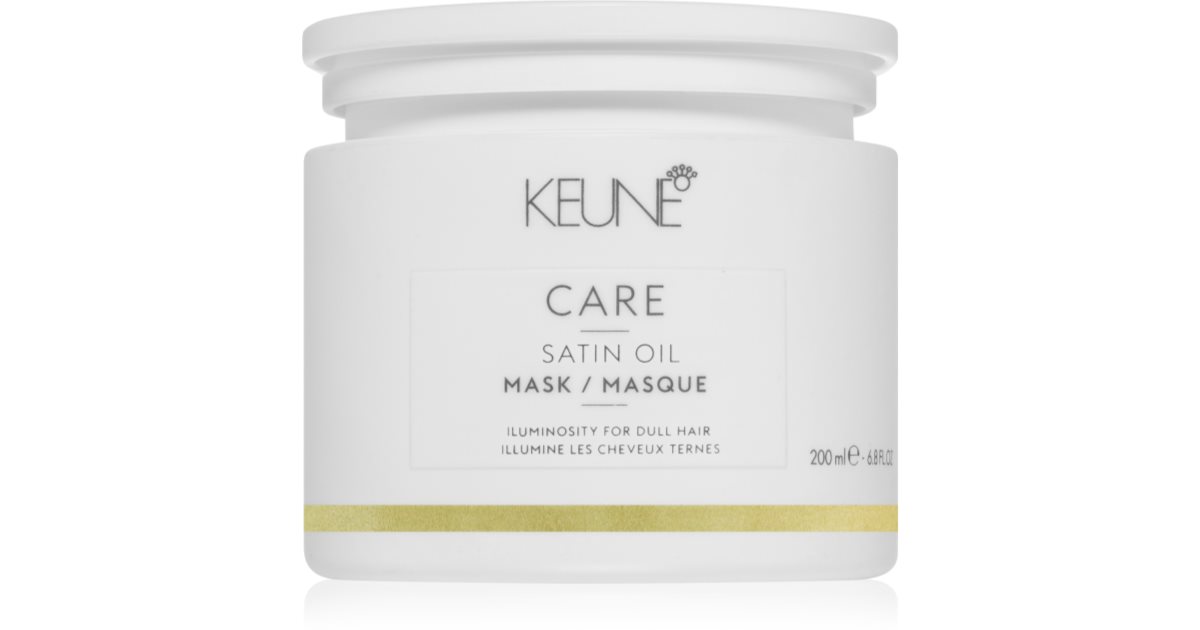 Maschera hår fugtighedscreme Keune Pleje Satin Olie 500 ml