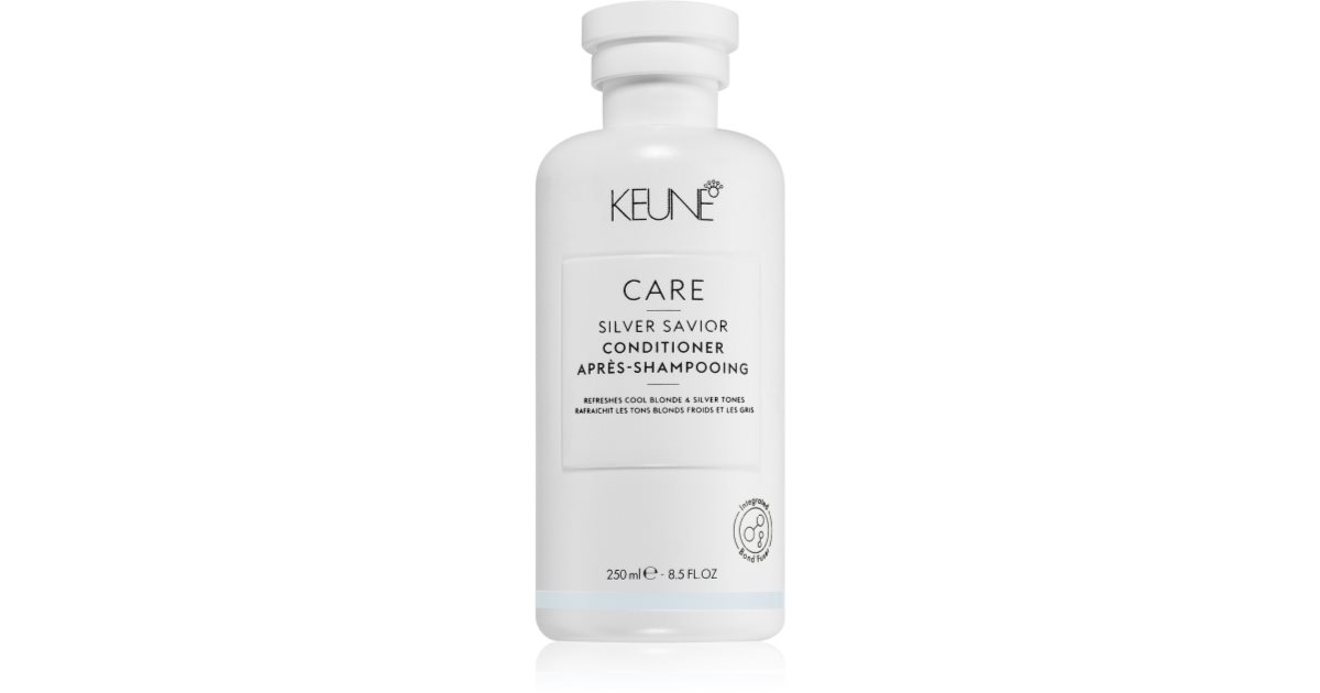 Keune Care Silver Saviour neutralizująca odżywka do włosów blond do żółtych tonów 1000 ml