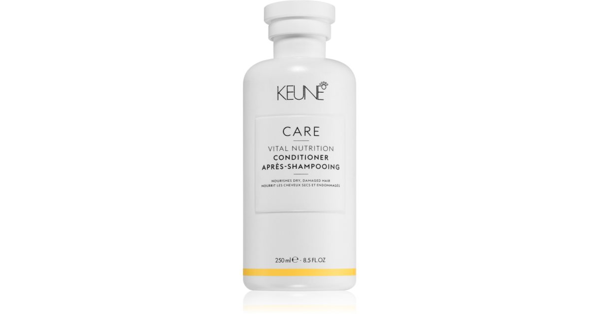 Keune Care Vital ダメージと乾燥した髪のためのバイタル水分補給と栄養コンディショナー 1000 ml