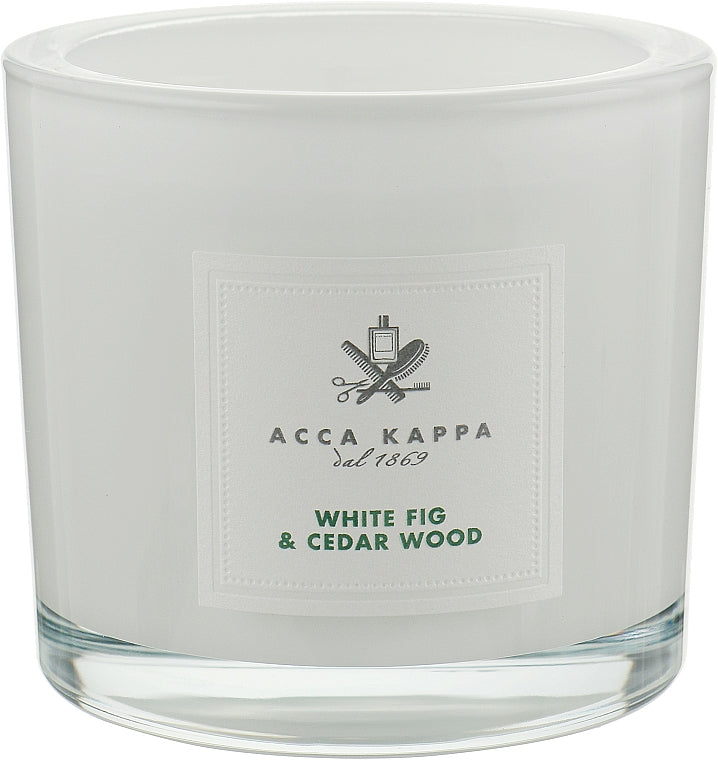 Candela profumata "White Fig &amp; Cederwood" Acca Kappa Scented Candle 180 g