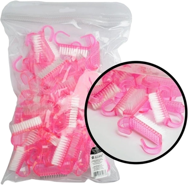 Spazzole per la rimozione della polvere dalle unghie, 50 pezzi Silcare Nail Brush 50 pz.