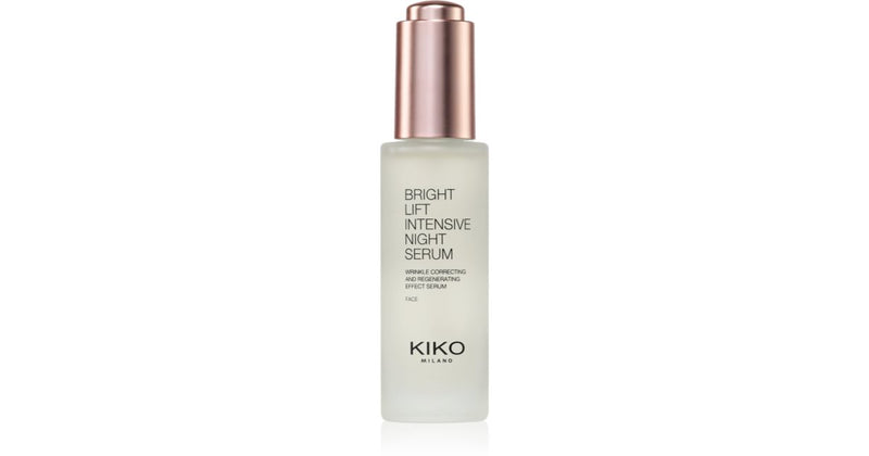 KIKO Milano Bright Lift Intensive siero notte antirughe effetto rigenerante 30 ml