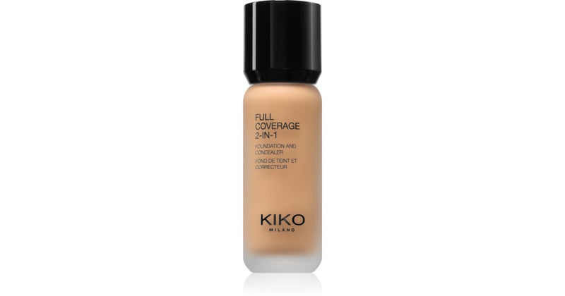 KIKO Milano Full Coverage 2-in-1 Foundation & Concealer 2v1 Color 40 Warm Beige 25 ml