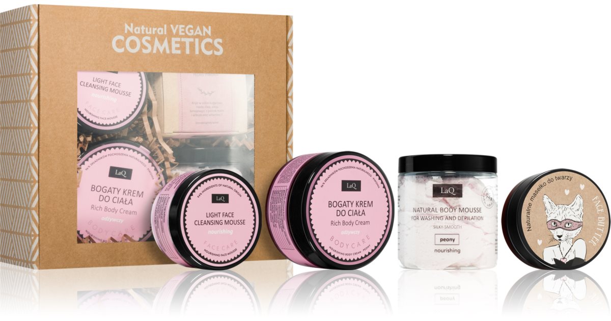 LaQ Kitten Peony gift box