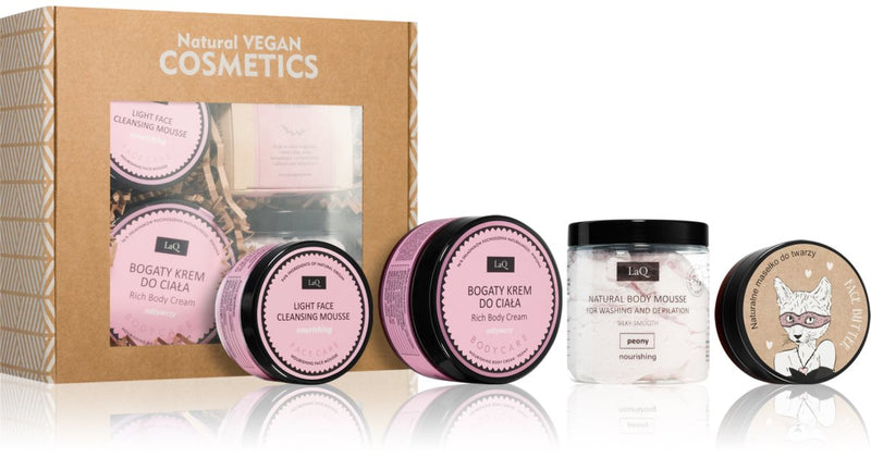 LaQ Kitten Peony gift box