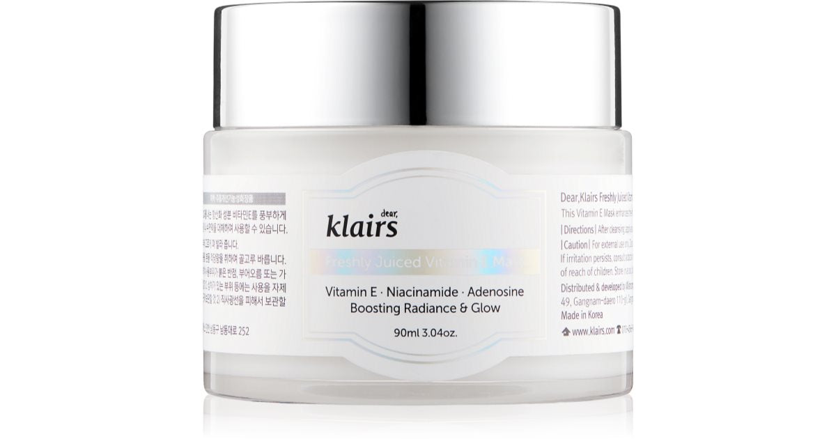 Klairs フレッシュジュース Maschera ビタミンE入り 90ml