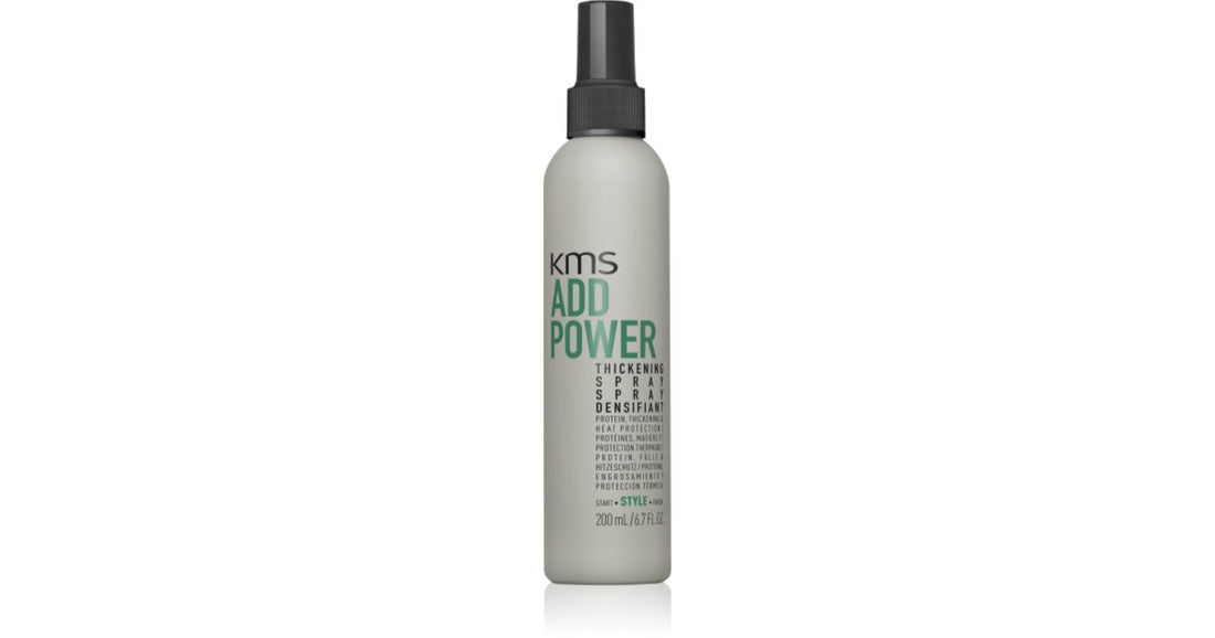 KMS Addpower Thickening Hair Spray til Hår Uden Densitet 200ml