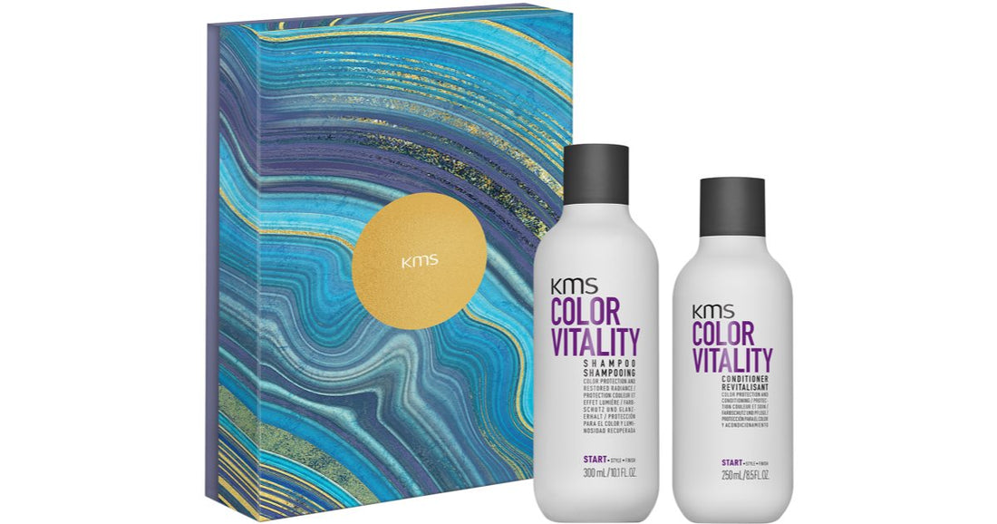 Caja regalo KMS Color Vitality Duo Set para cabello teñido