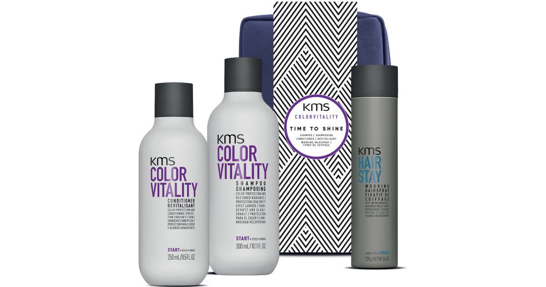 KMS Color Vitality Time to Shine geschenkdoos voor geverfd haar 1 st