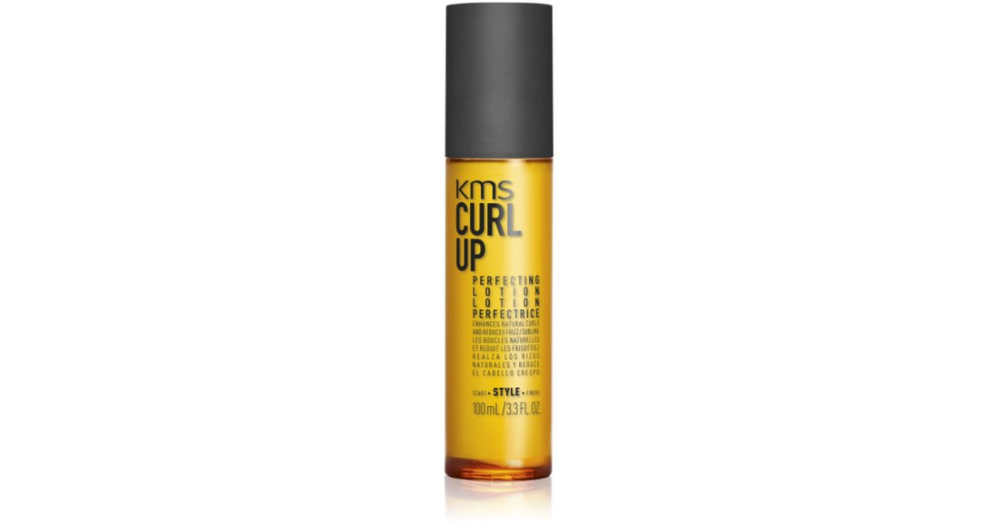 KMS Curl Up Perfecting Shaping mælkelotion til bølget og krøllet hår 100 ml