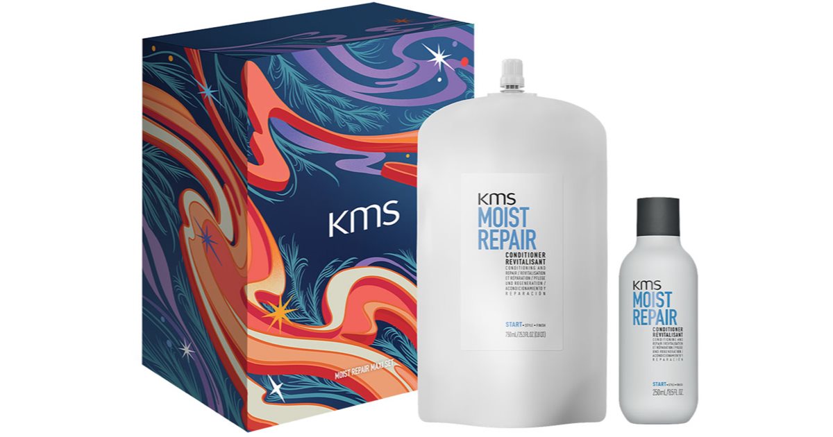 KMS Moist Repair Maxi Set Θρεπτικό και ενυδατικό κουτί δώρου 1 τεμ