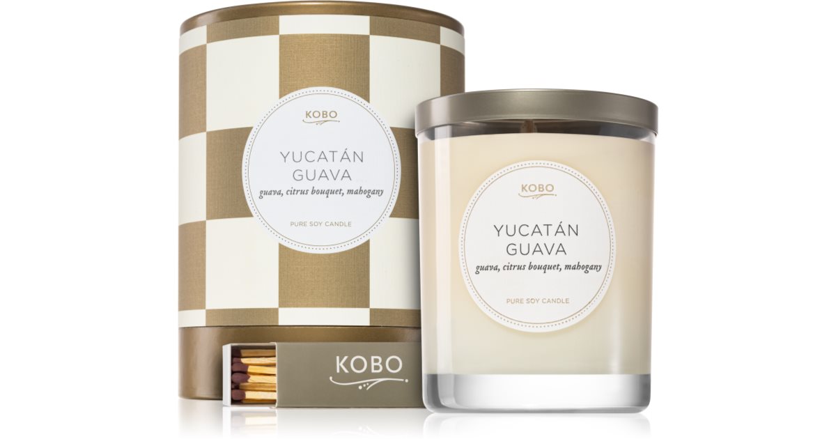 KOBO Bougie parfumée Aurelia Yucatán Goyave 312 g