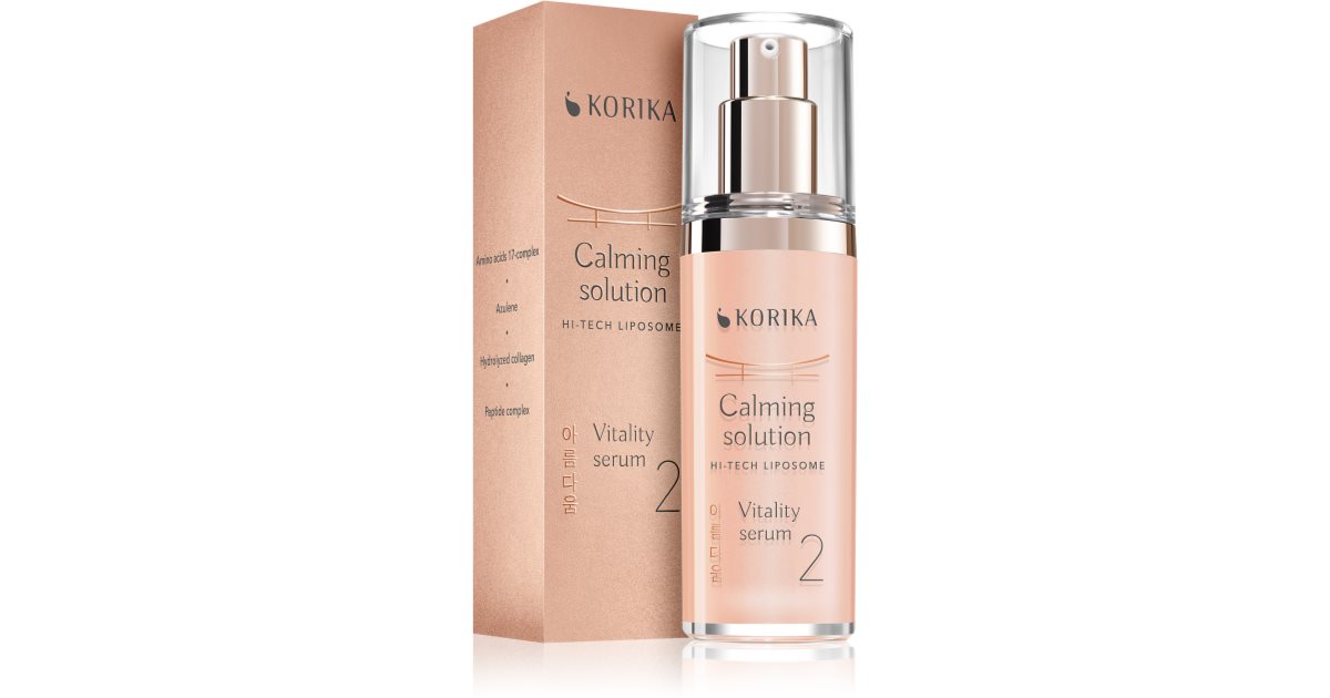 KORIKA HI-TECH LIPOSOME roztok Vitality uklidňující zklidňující sérum 30 ml