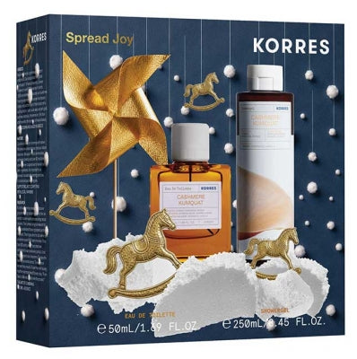 Korres Cashmere Kumquat Eau de toilette 50 ml + Gel de duș 250 ml — Set parfum și gel de duș