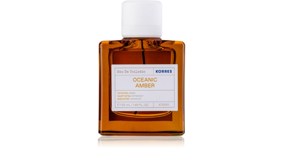 Korres Oceanic Amber Eau de Toilette voor mannen 50 ml