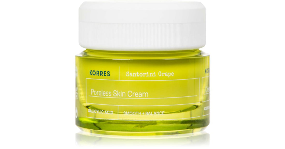 Korres サントリーニ グレープ ライト デイ クリーム 保湿効果あり 40ml