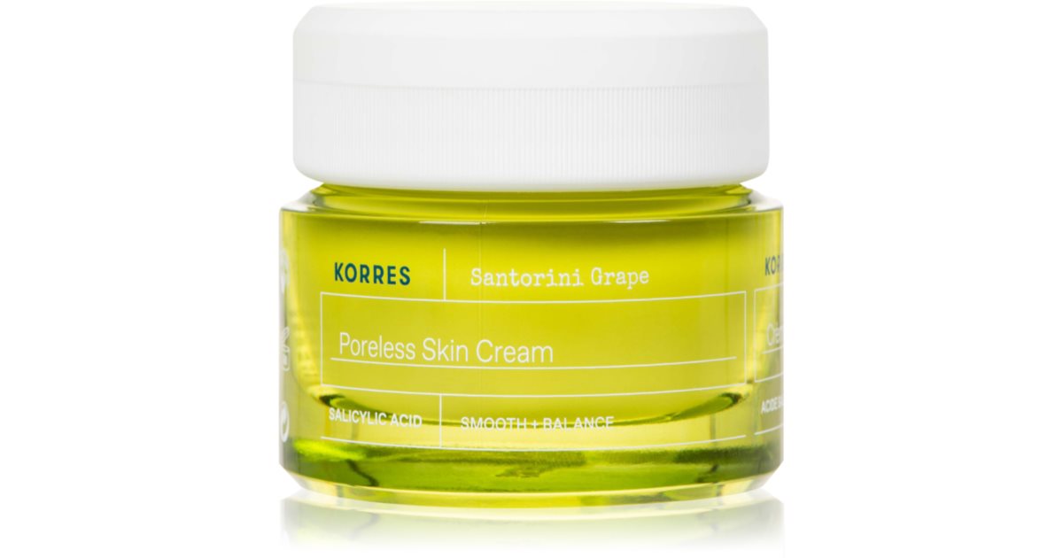 Korres Santorini Grape crema de día ligera con efecto hidratante 40 ml