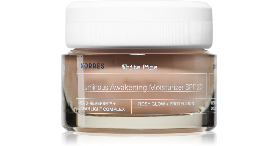 Korres White Pine Meno-Reverse™ regenererende og opstrammende creme SPF 20 40 ml