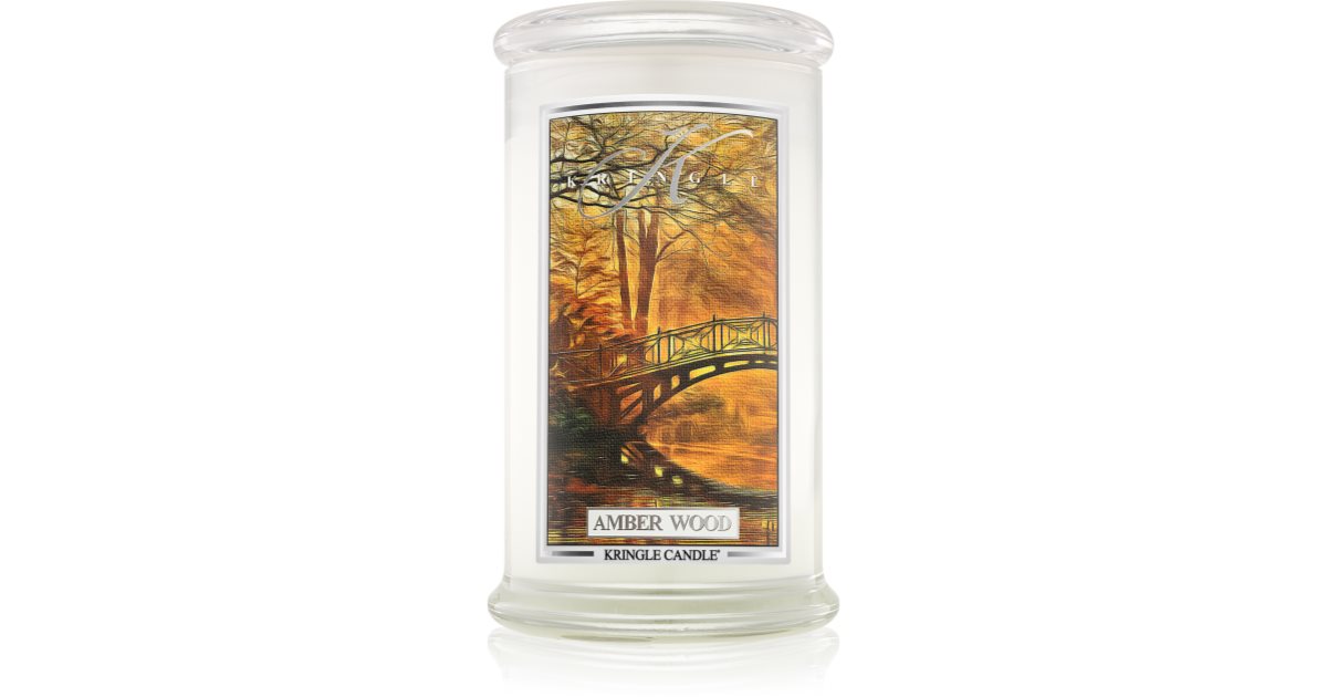 Kringle Amber Wood candela profumata 624 g