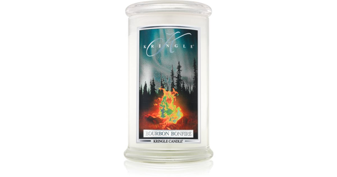 Αρωματικό κερί Kringle Bourbon Bonfire 624 g