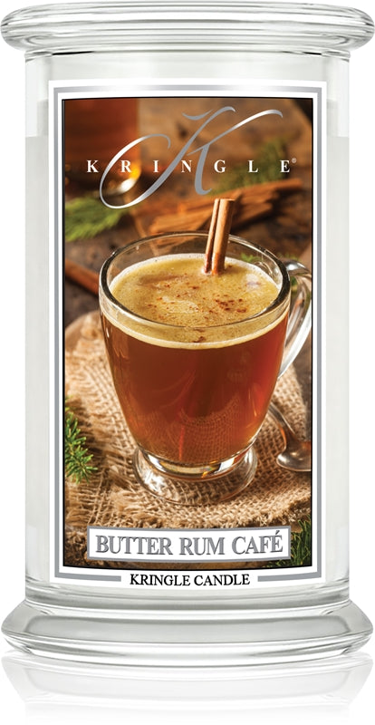 Kringle Candle Świeca zapachowa Butter Rum Café 624g