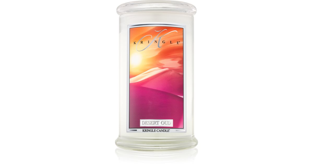 Kringle Candle Bougie parfumée du désert oud 624 g