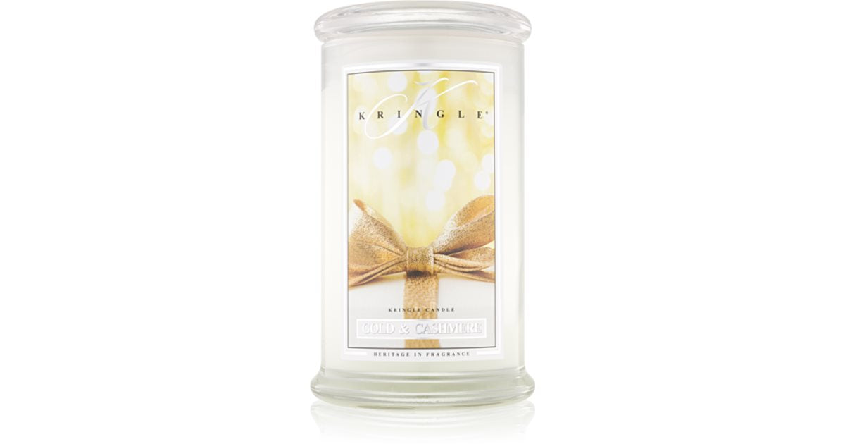 Bougie parfumée Kringle or et cachemire 624 g