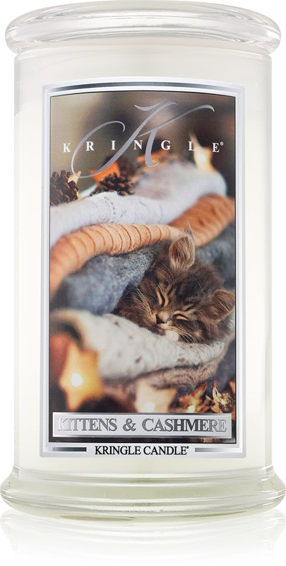 Kringle Candle Świeca zapachowa Kittens &amp; Cashmere 624g